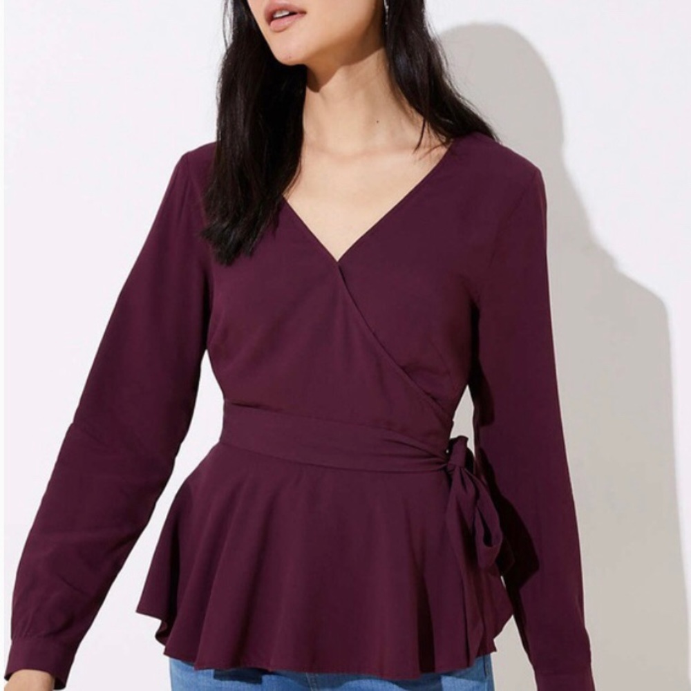 Loft Wrap Blouse